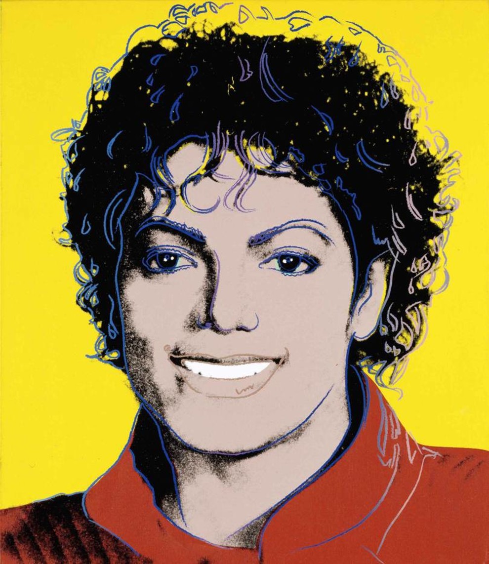 Портрет Майкла Джексона, авторства Энди Уорхола, 1984