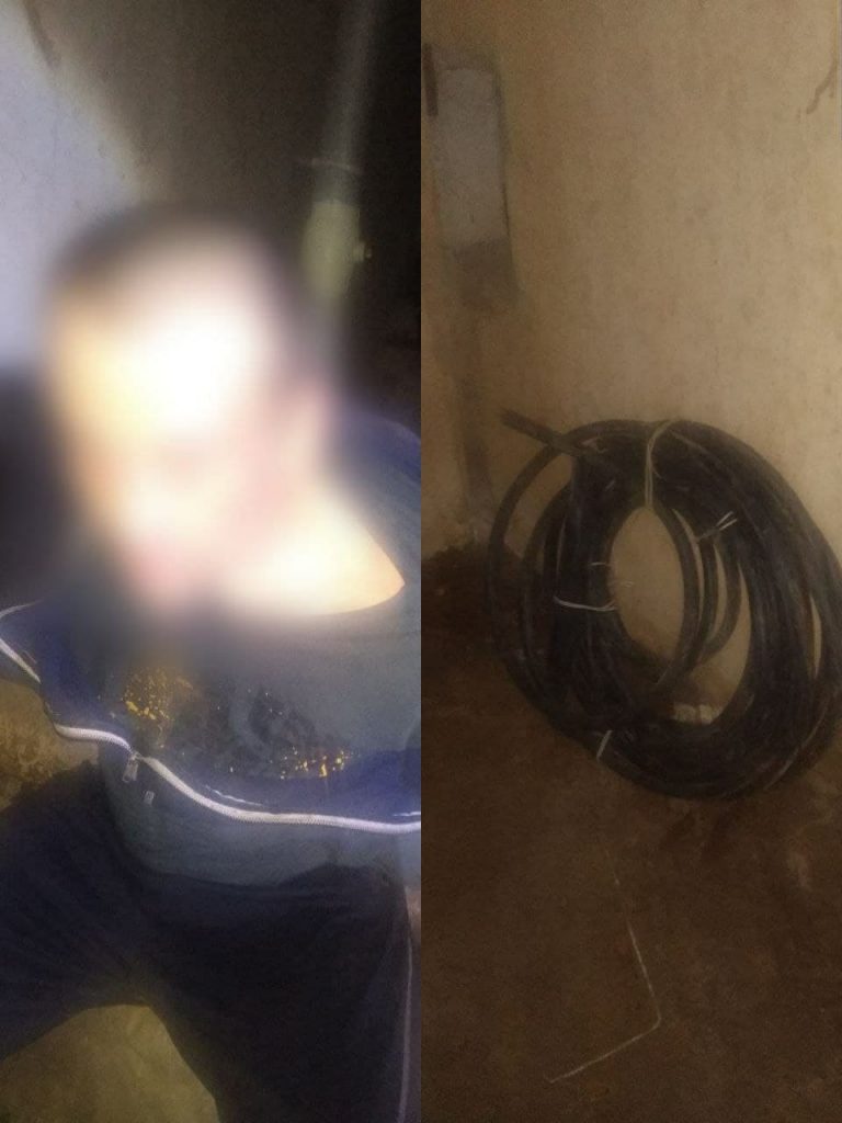 Новости Харькова: Полиция задержала вора кабеля