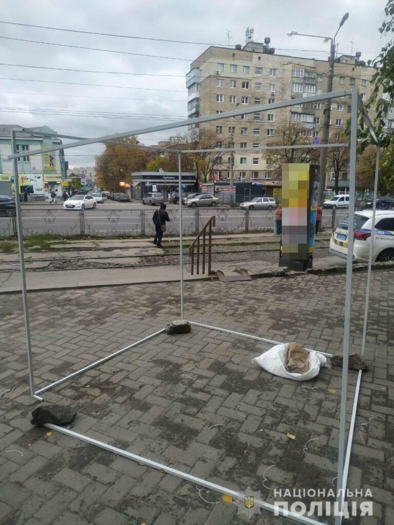 Выборы мэра Харькова 2021: нападение на агитационные палатки 