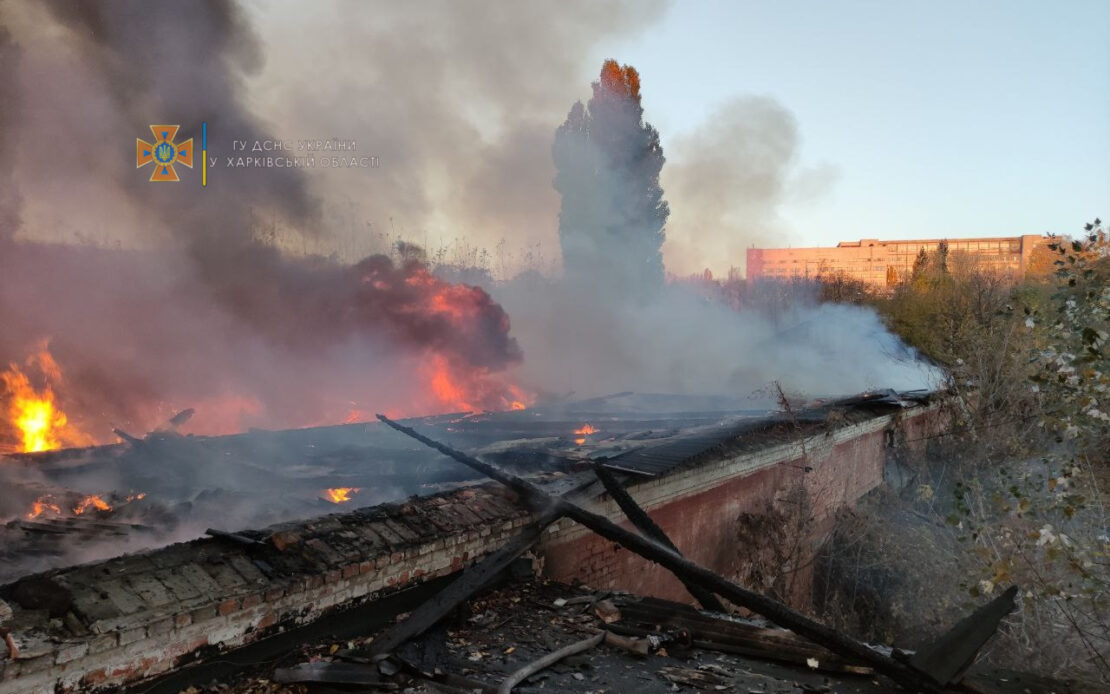 Пожар Харьков: Горела школа-интернат на улице Шевченко