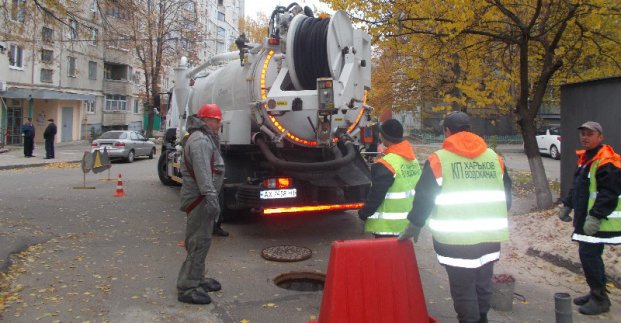 В Харькове приводят в порядок наружные сети водоотведения