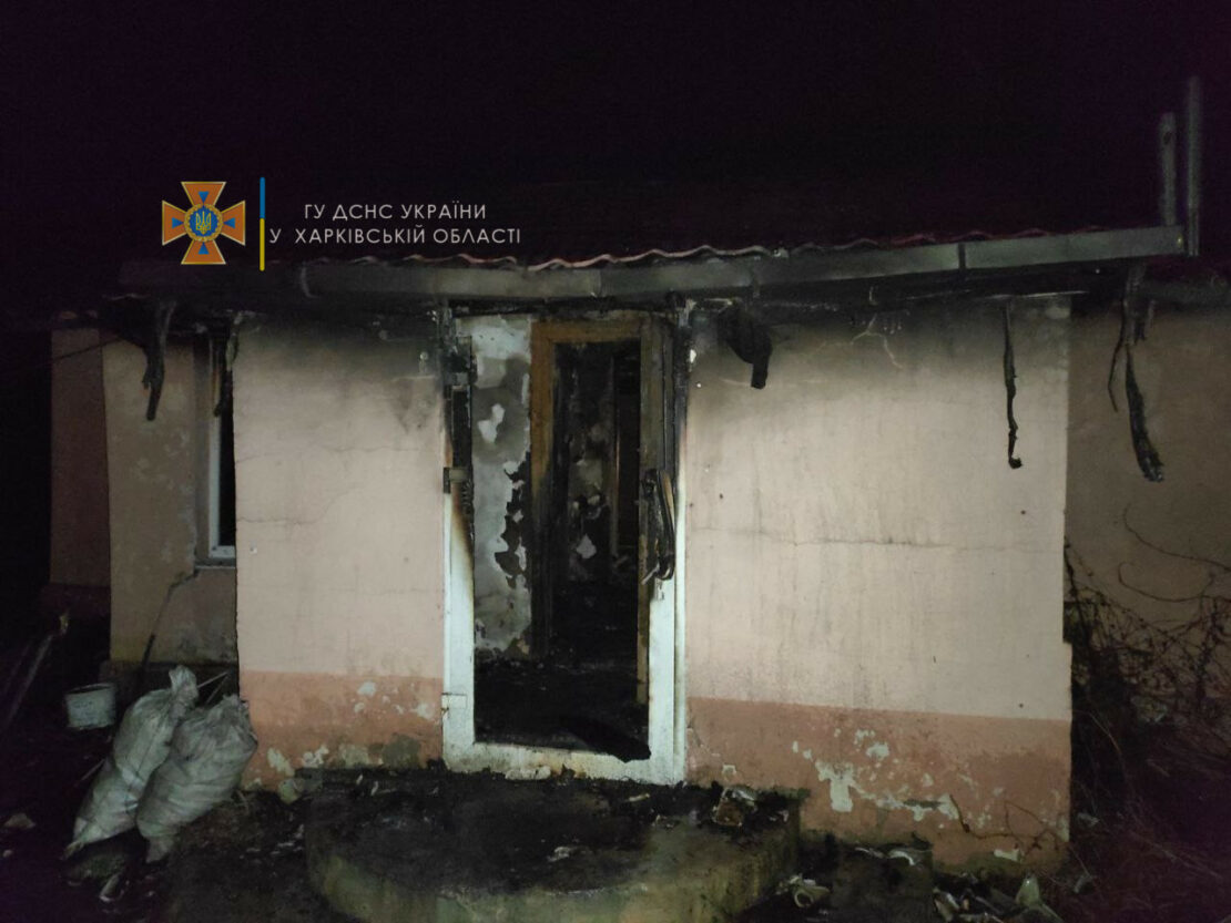 Пожар под Харьковом: Труп в горящем доме в селе Изюмское