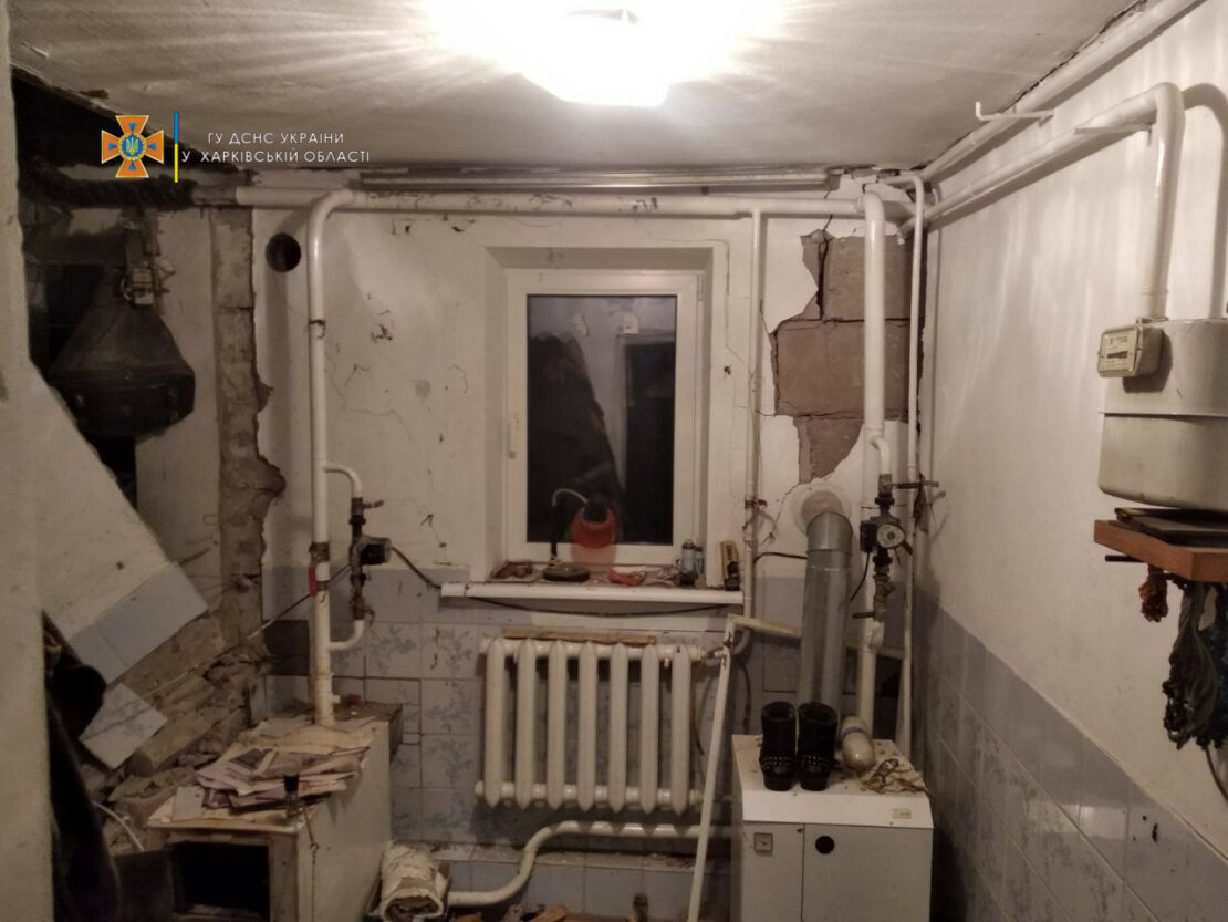 В частном доме на Харьковщине взорвался газовый баллон (фото)