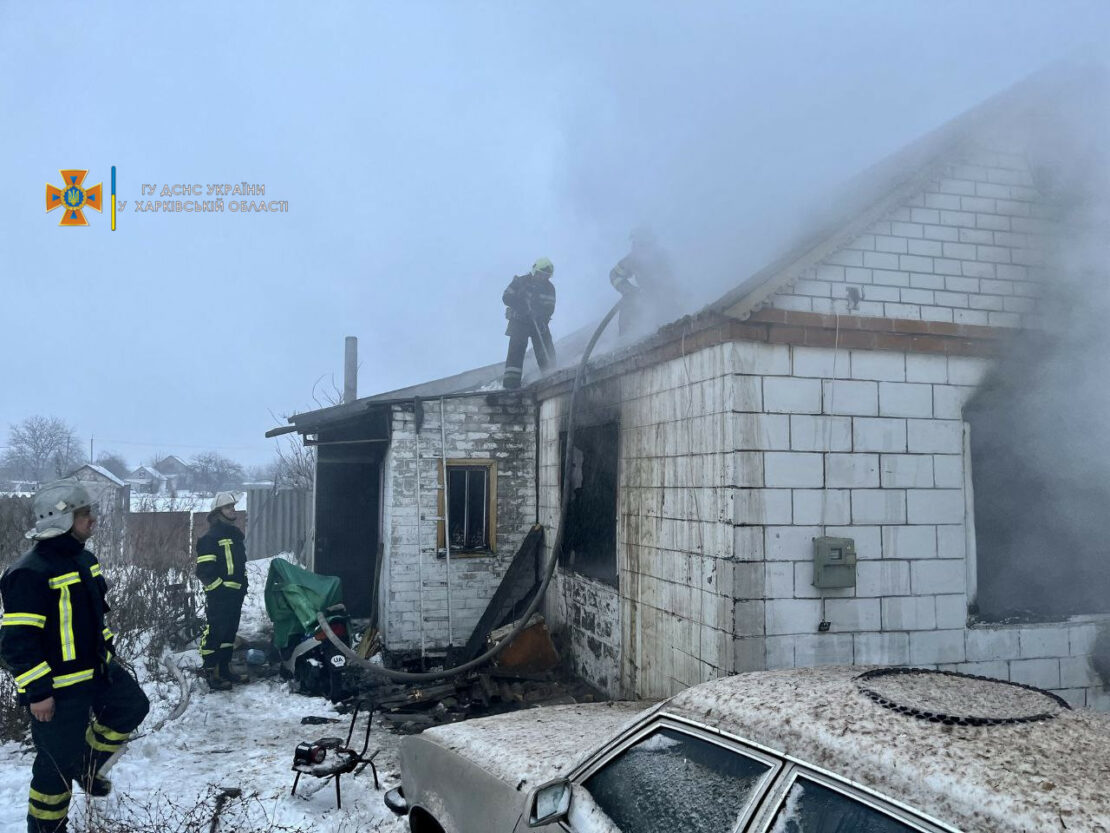 Пожар в Чугуевском районе: мужчина отравился угарным газом