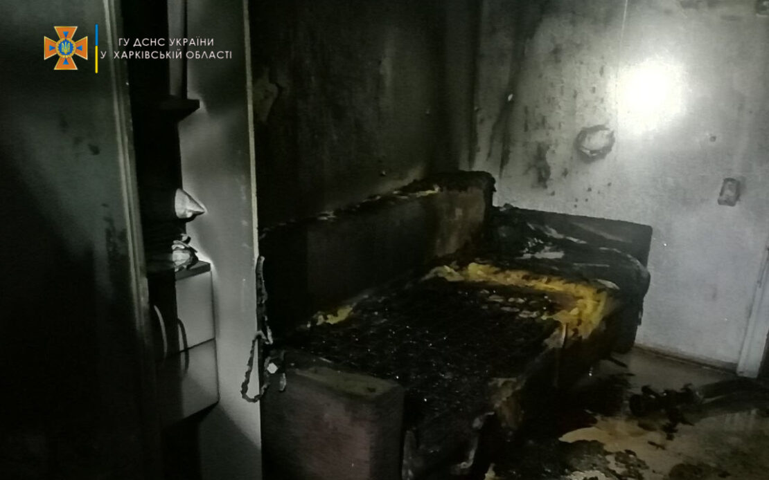 В Основянском районе произошел пожар в двухэтажном доме (фото) 