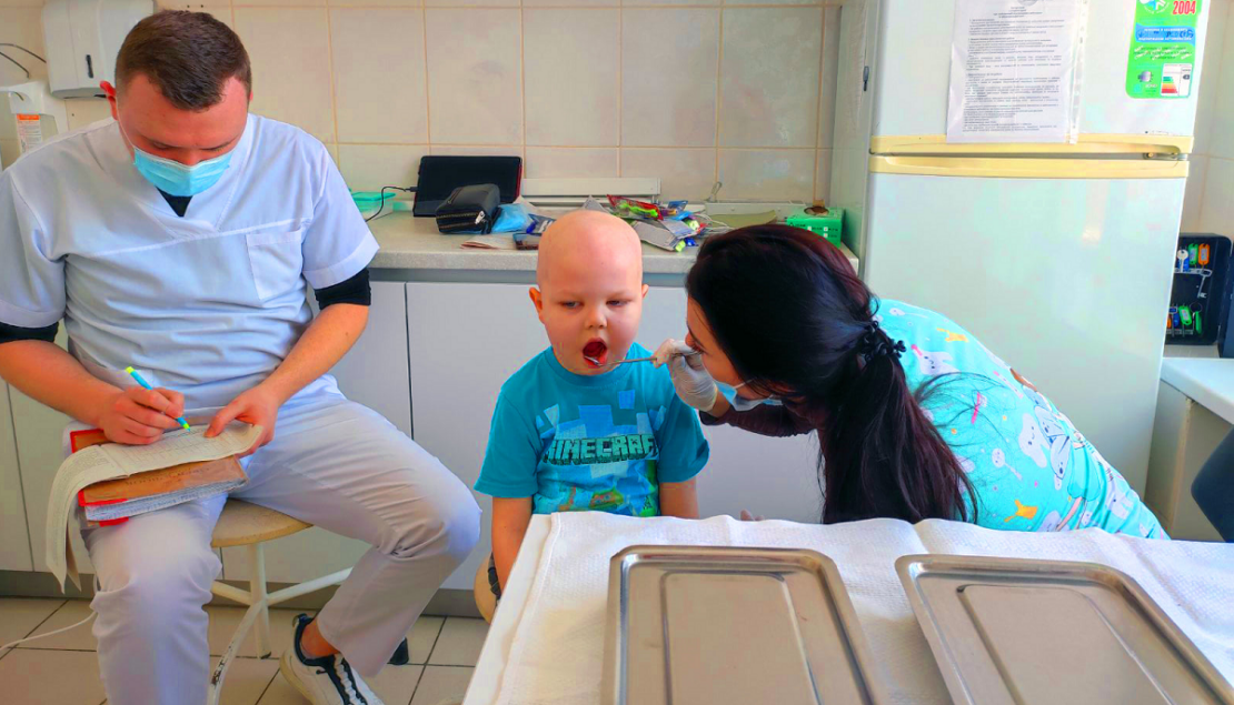 Стоматологическая помощь онкобольным детям в Харькове