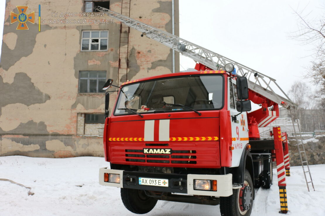 Пожар в общежитии Гигант в Харькове - студентов эвакуировали