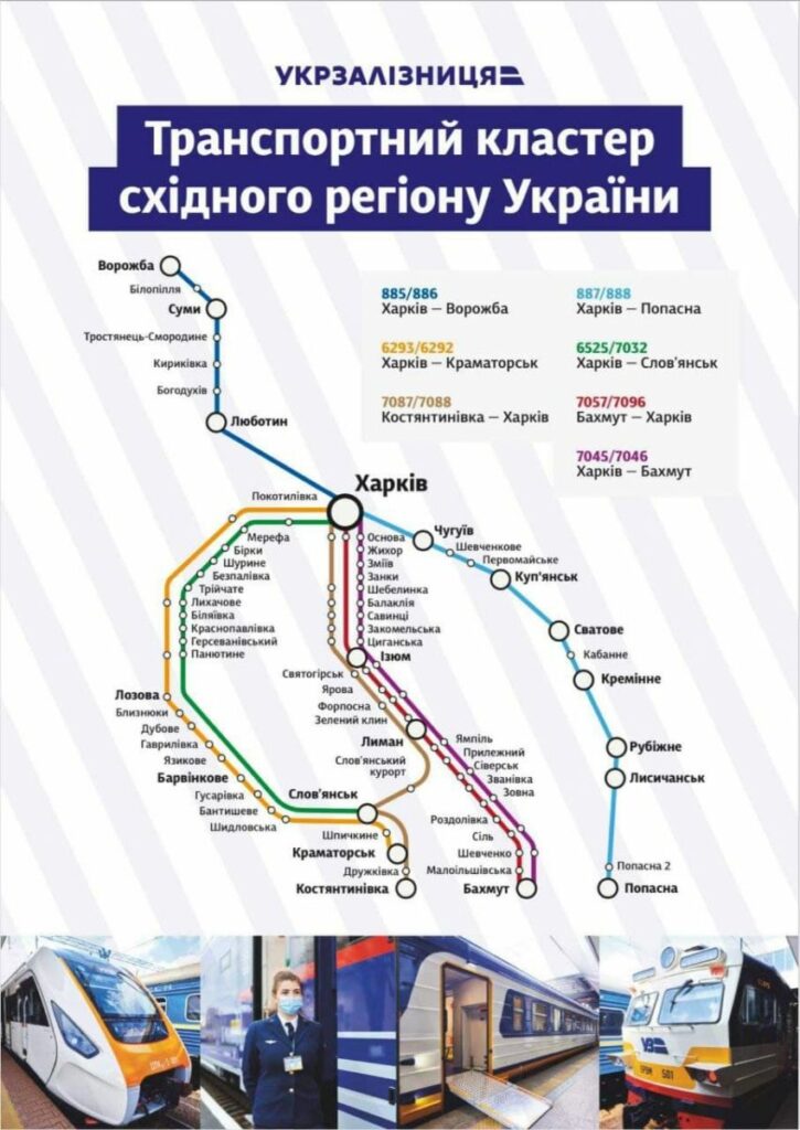 УЗ презентовала кластер пригородных перевозок с центром в Харькове