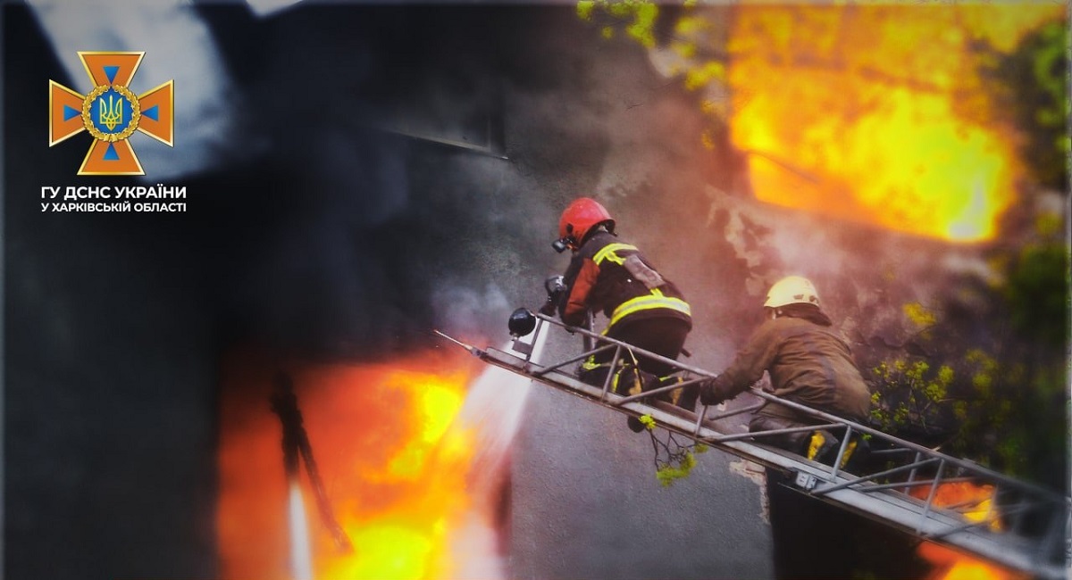 Война Харьков: 7 пожаров в Циркунах - оперативная информация ГСЧС