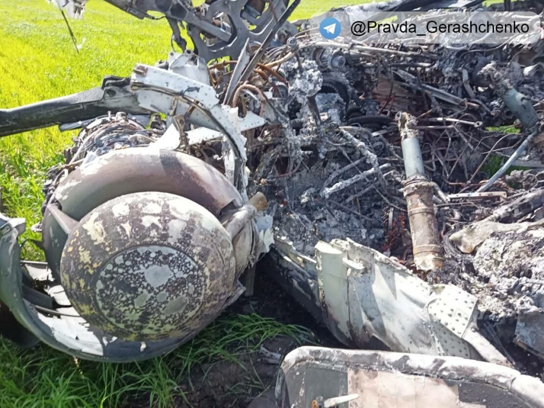 В Харьковской области бойцы ВСУ уничтожили ударный вертолет оккупантов Ми-28