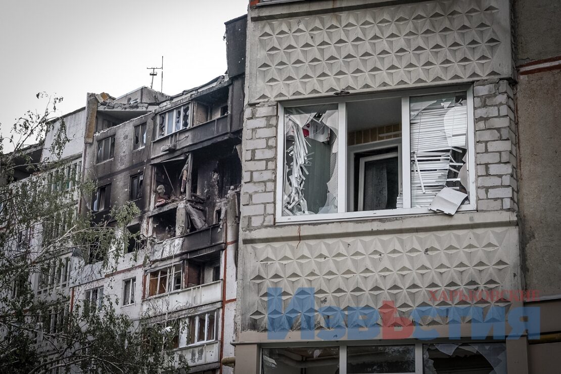 ФОТО Харьков война: Северная Салтовка - расстрелянные дома