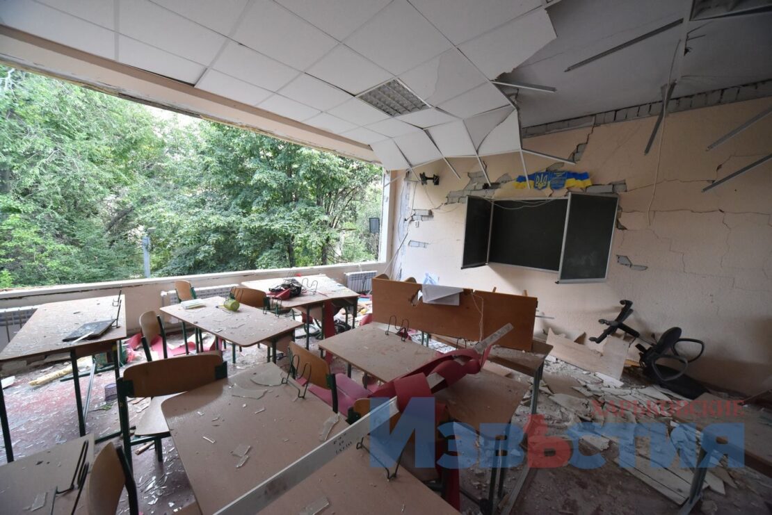ФОТО Харків війна: Як виглядає гімназія №46 після ракетного удару