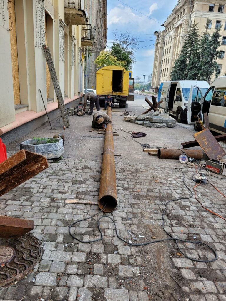 Новини Харкова: Відремонтували газопровід, пошкоджений внаслідок авіаудару