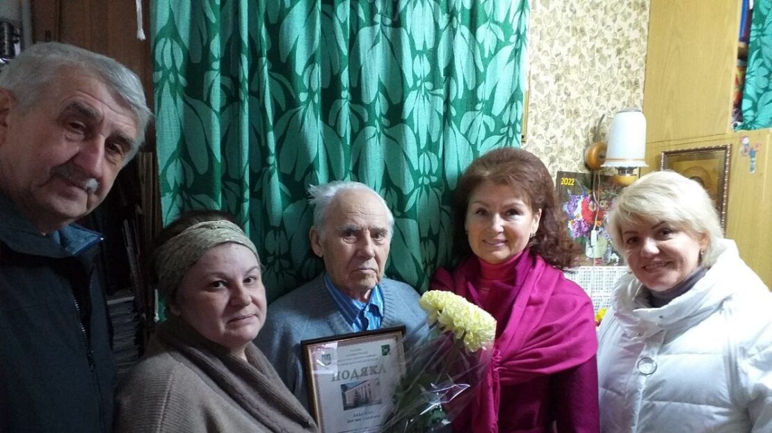 Новини Харків: Ветеран війни Дем'ян Лазарєв відзначив 95-річний ювілей 