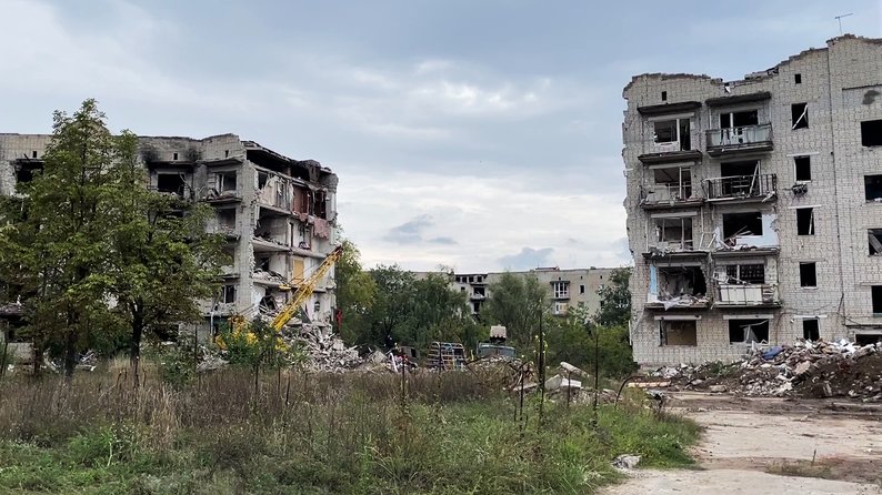 Новини Харкова: у місті Ізюм проведено роботи з розбору завалів