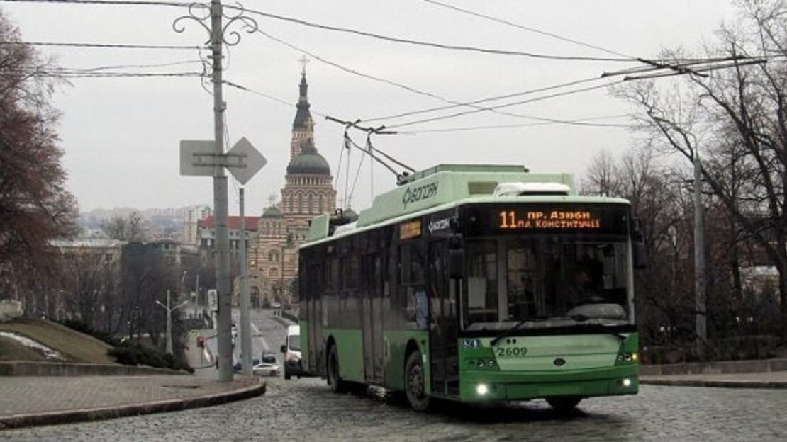 Новини Харкова: Змінено маршрут тролейбуса №11 - по центру не йде