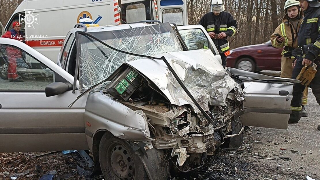 Смертельна аварія під Харковом: Загиблого та постраждалого з авто вирізали рятівники