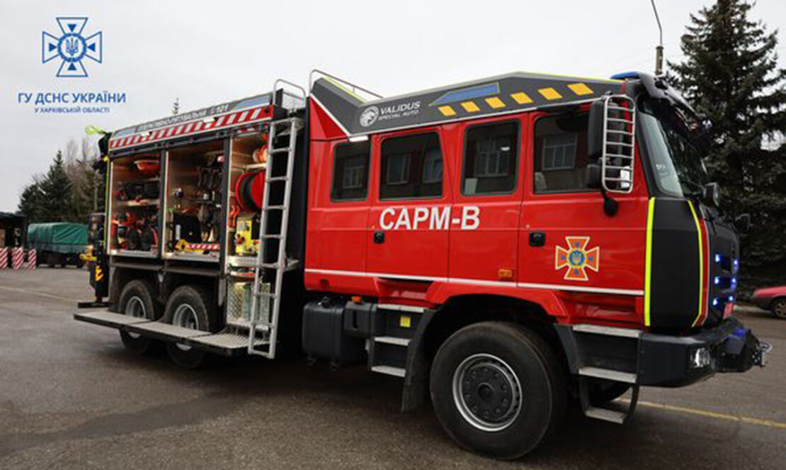 Харківські рятувальники отримали аварійно-рятувальний автомобіль САРМ-В