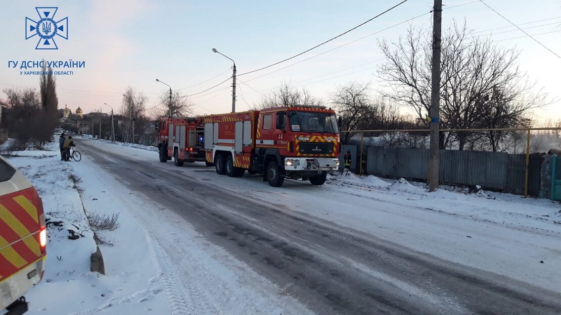 Обстріли Харківщині 13 лютого: У Куп’янську сталася пожежа 