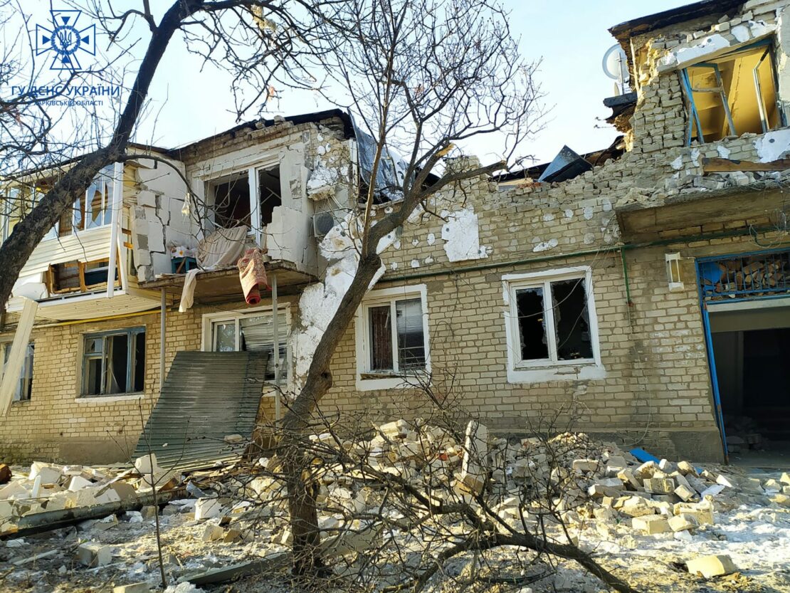 Обстріли Харківщині 13 лютого: У Куп’янську сталася пожежа 
