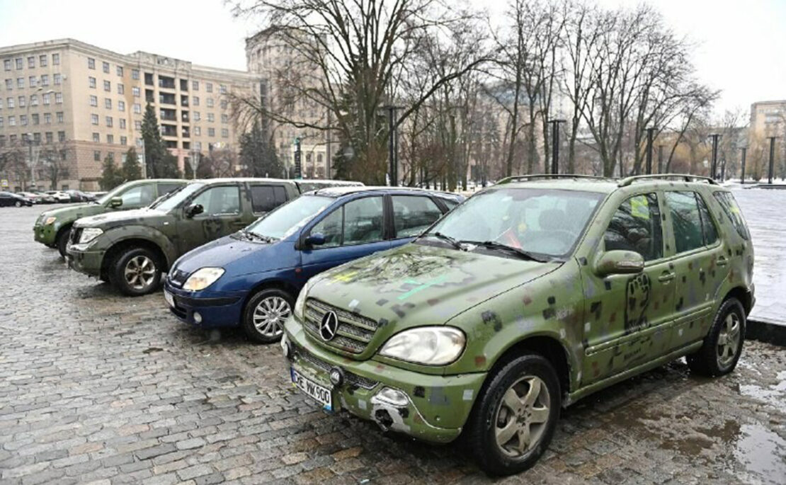 Харківські захисники отримали п'ять автомобілів 27.02.2023