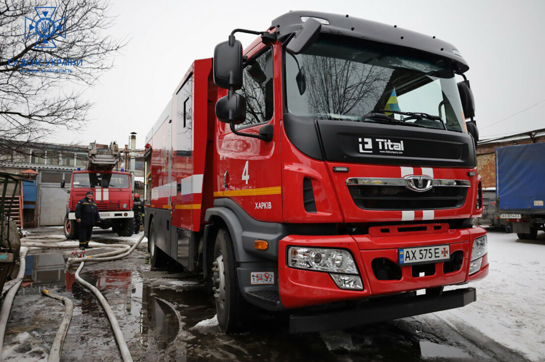 На вулиці Основ’янській у Харкові сталася пожежа на підприємстві