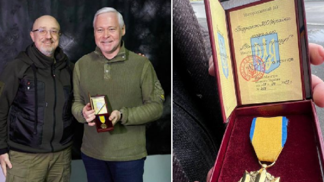 Мер Харкова отримав медаль від міністра оборони