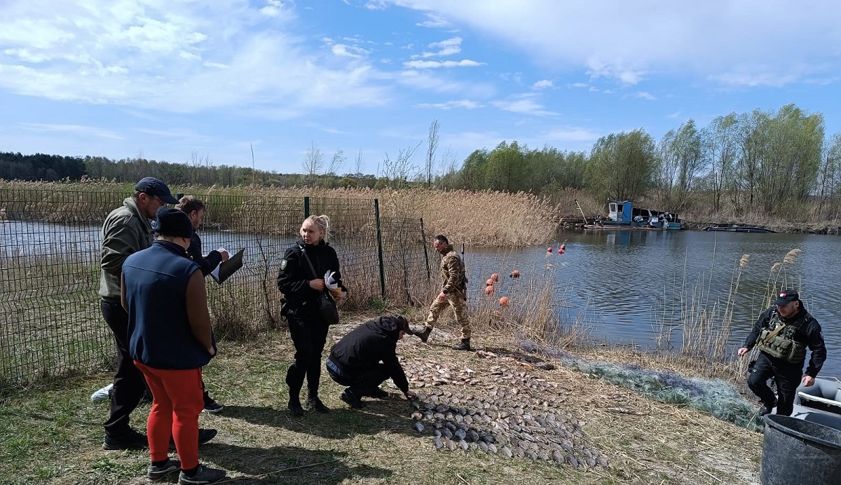 На Харківщині браконьєри наловили сітками риби на півмільона гривень