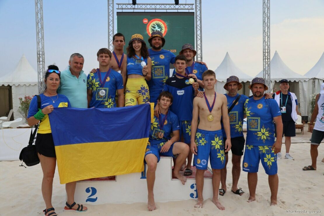 Харківські спортсмени здобули 7 медалей ЧЄ з пляжної боротьби