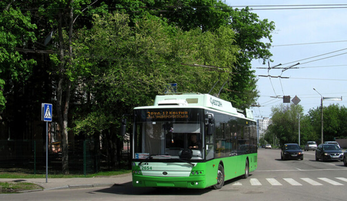 У Харкові чотири тролейбуси змінять маршрути 27.06.23