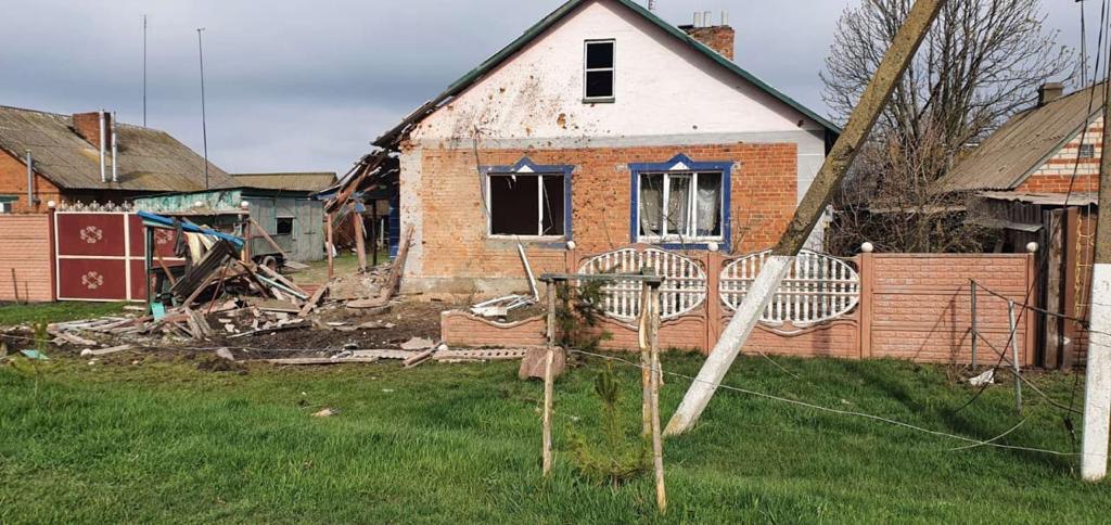 Окупанти обстріляли село Уди на Золочивщині (фото)