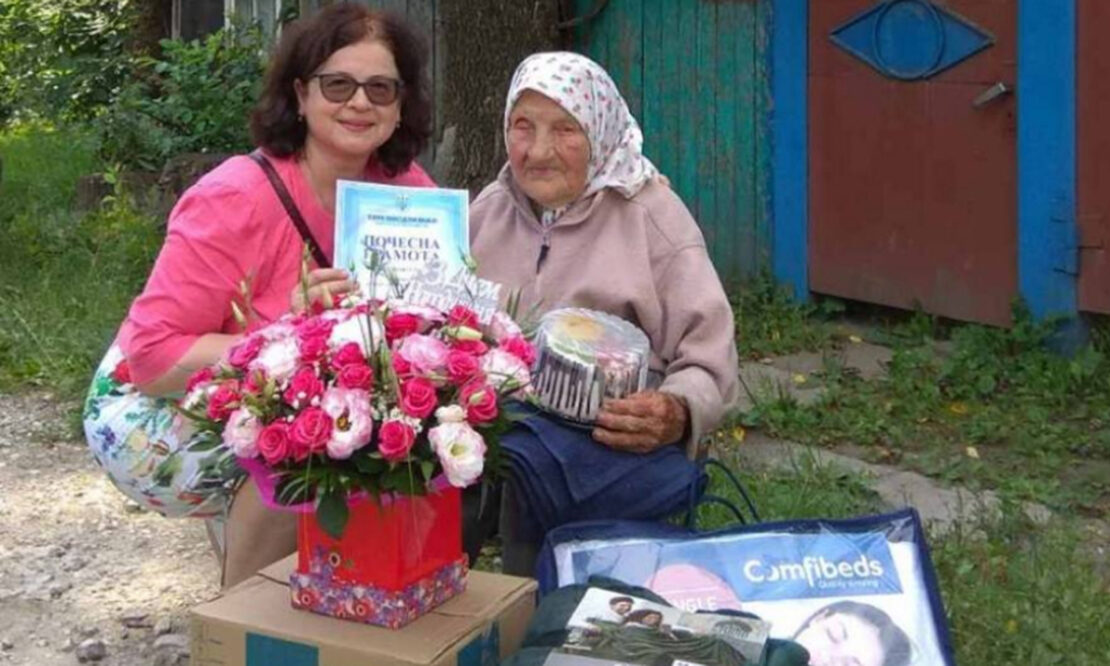 Експрацівниця КП "Харківводоканал" відзначає 100-річний ювілей