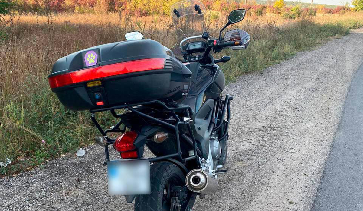 У Харкові виявили мотоцикл Honda, який перебуває у розшуку