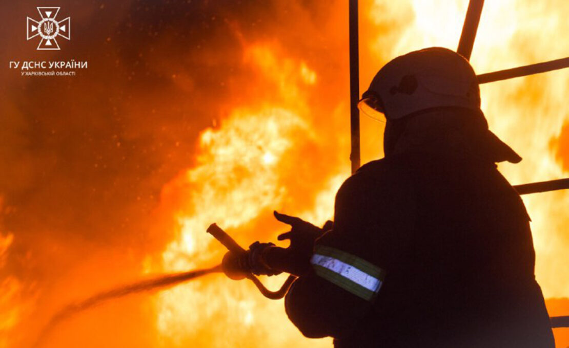 Через ворожу атаку у Харкові сталося п'ять пожеж 03.11.23