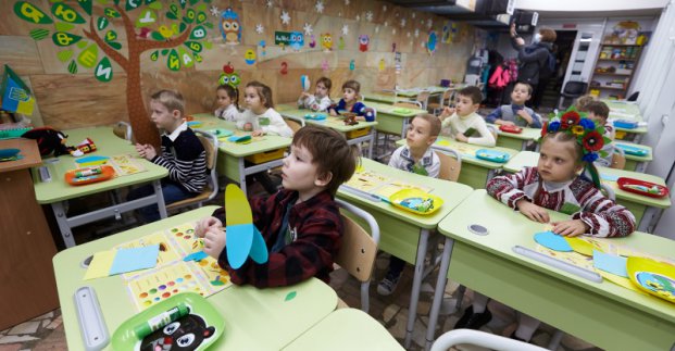 Харківські дошкільнята приступили до занять у метродитсадку