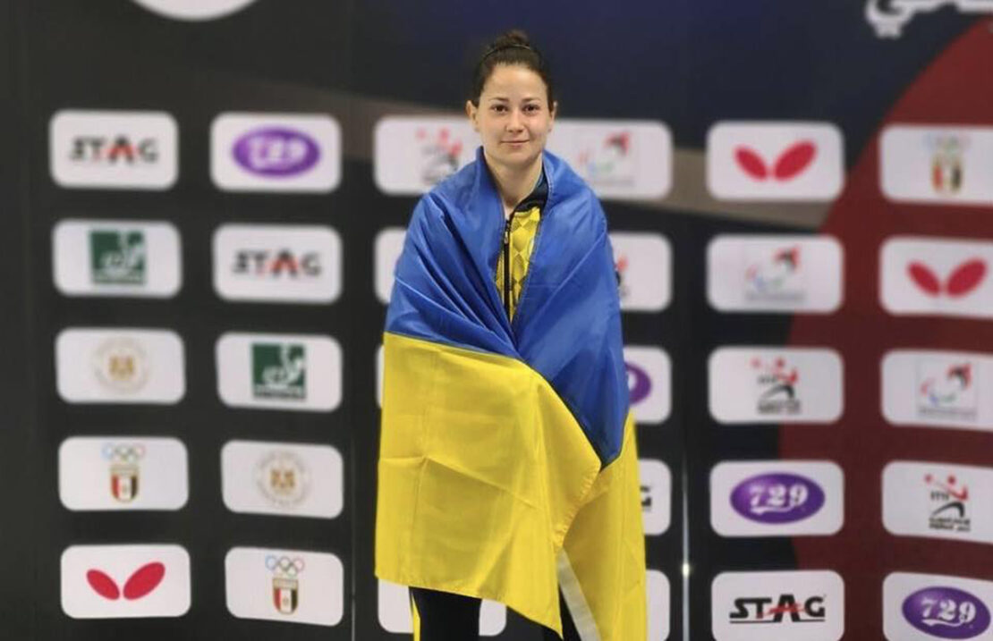 Харків'янка Литовченко здобула 3 медалі на турнірі з настільного тенісу