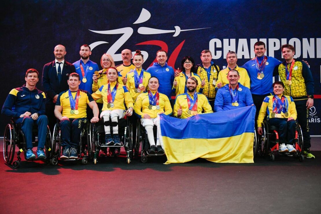 Харків’янки вибороли шість медалей на ЧЄ з парафехтування