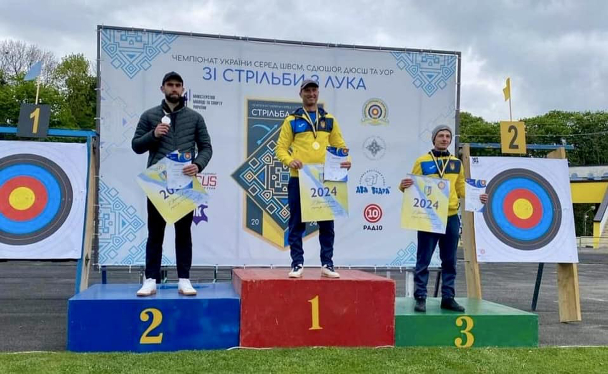 Харківський лучник Рубан став тричі чемпіоном України