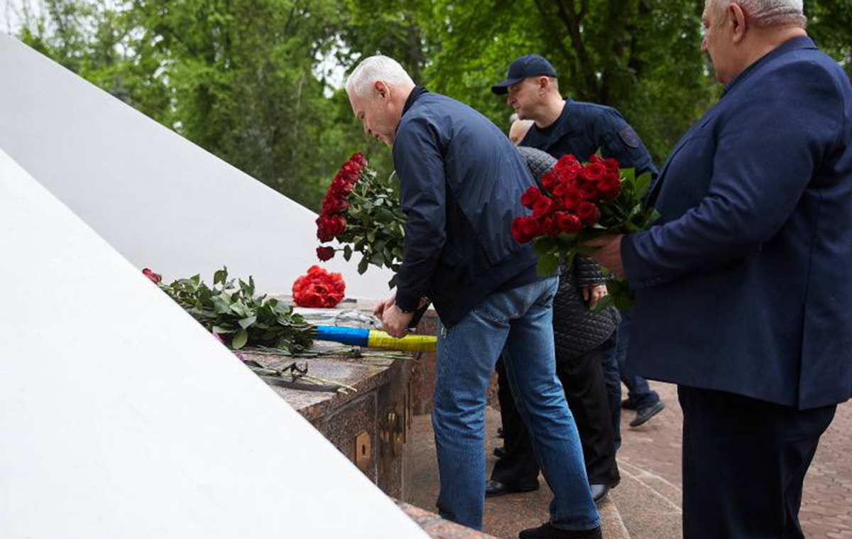 Мер Харкова вшанував пам’ять ліквідаторів аварії на ЧАЕС