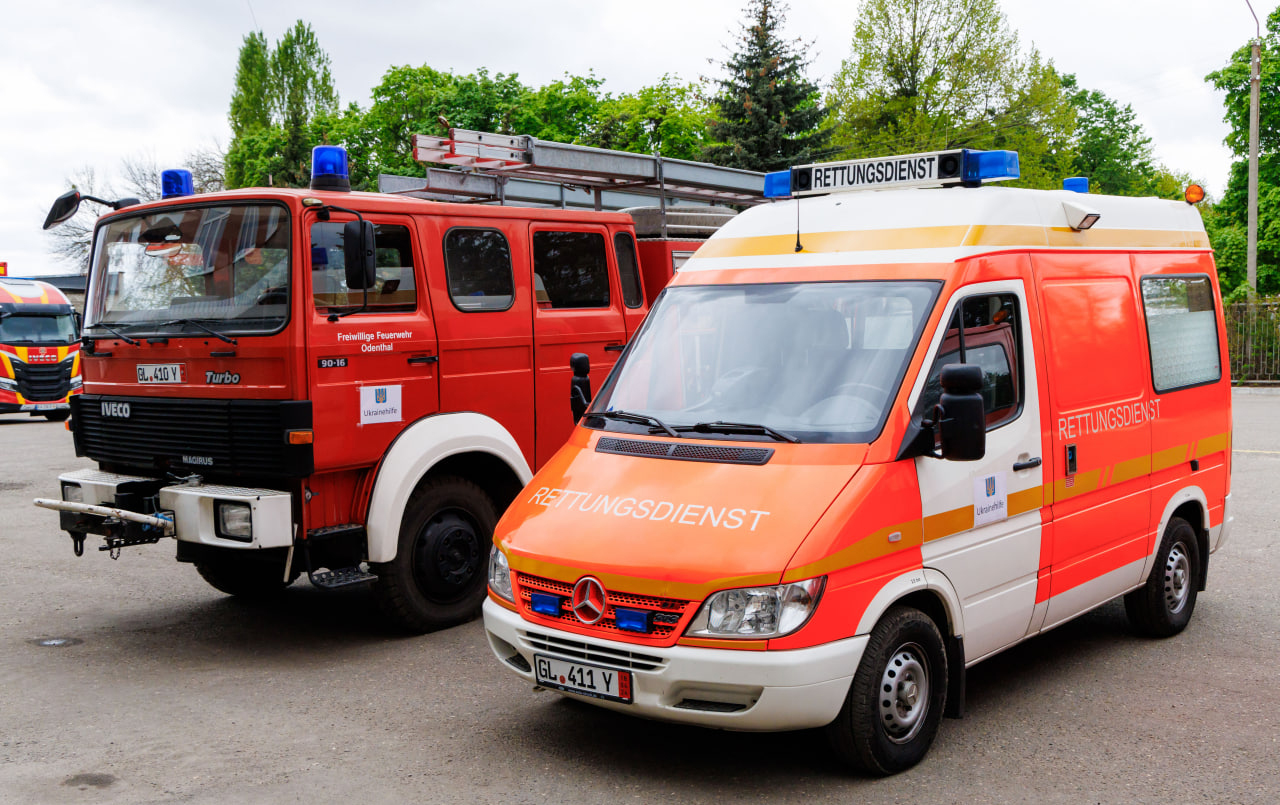 Рятувальники Харківщини отримали спецтехніку й обладнання